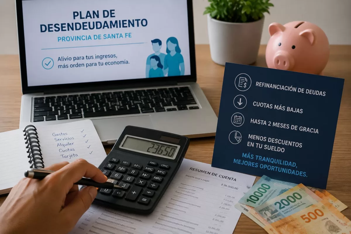 Más de 6.000 santafesinos ya se anotaron para refinanciar sus deudas