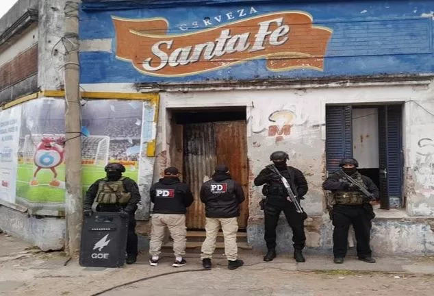 Megaoperativo antidroga en Santa Fe: cayó una banda narco y clausuraron un bunker de venta