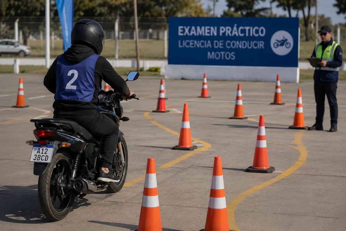 Santa Fe endurece el examen para sacar por primera vez el carnet de motos