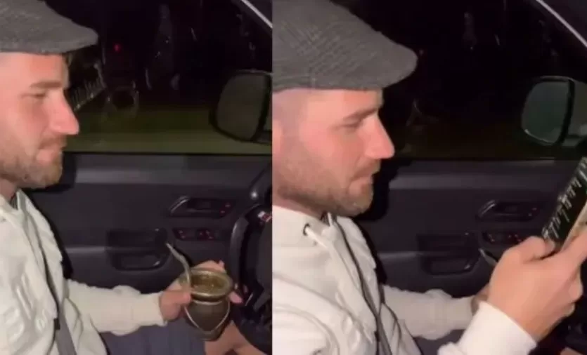 Se filmó manejando con el celular, recibió críticas y terminó pidiendo disculpas
